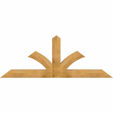 Ekena Millwork Richland Rough Sawn Timber Gable Bracket, Western Red Cedar, 84"W x 31"H x 6"D x 6"F, 9/12 Pitch GBW084X31X0606RIC00RWR